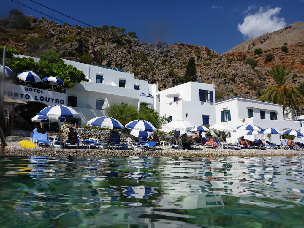 Hotel Porto Loutro On The Beach Exterior foto